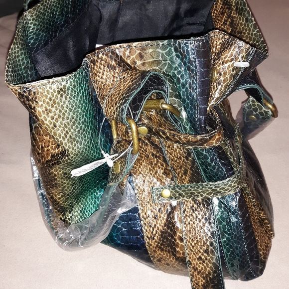 😎🐍Beautiful Snake-print Tote Bag!👜 - Picture 8 of 16